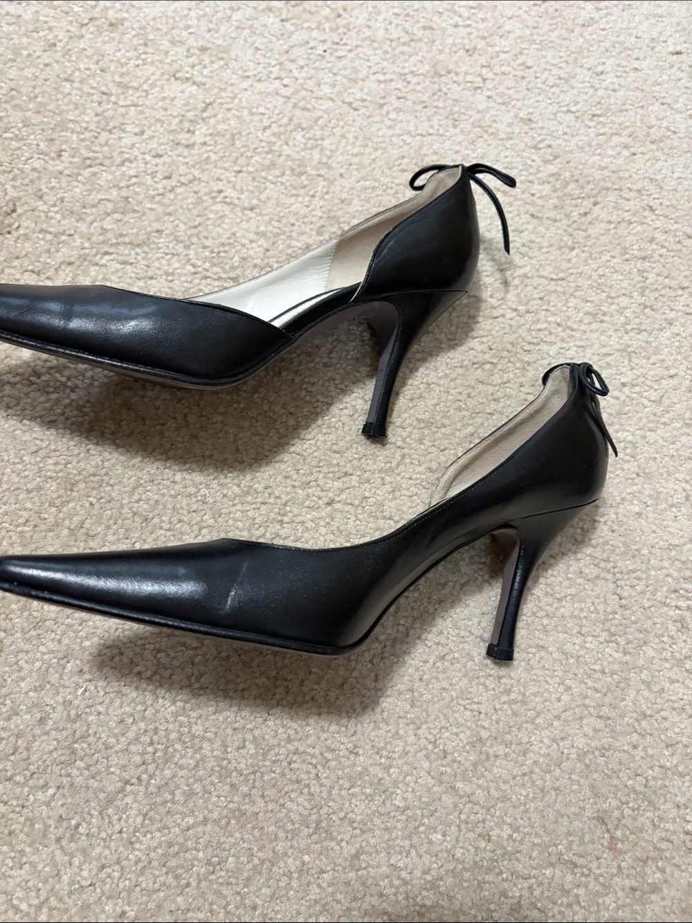 Banana Republic Black Leather Heels